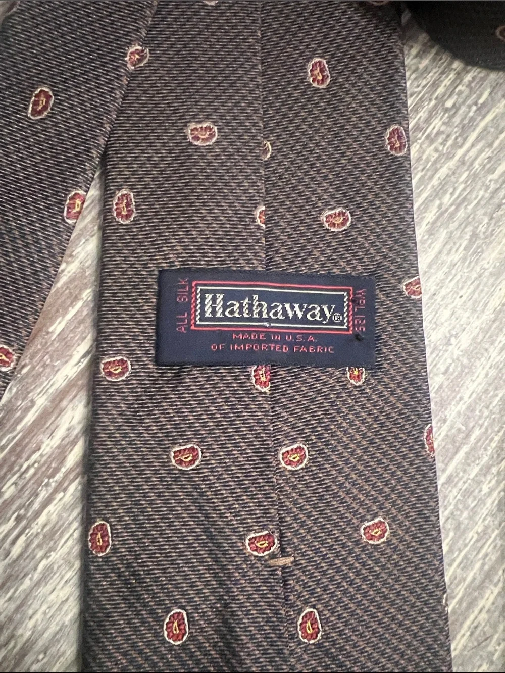 Pierre Cardin Red Paisley and Patterned Men's Tie Set